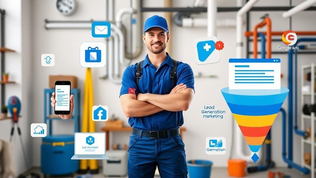 Plumbing business online success with lead generation for plumbing businesses