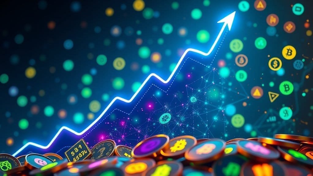 crypto stocks surge high